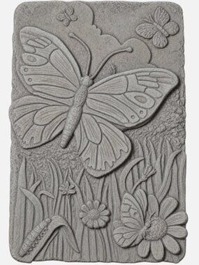 Carruth Studio Butterfly Meadow Wall Plaque - Signed by Artist, 2001